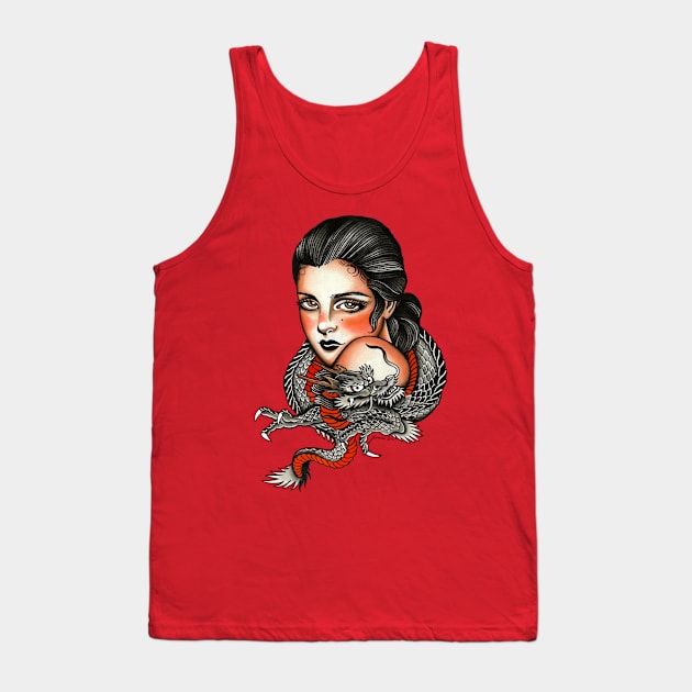 Dragon Tank Top by ohjessica-o